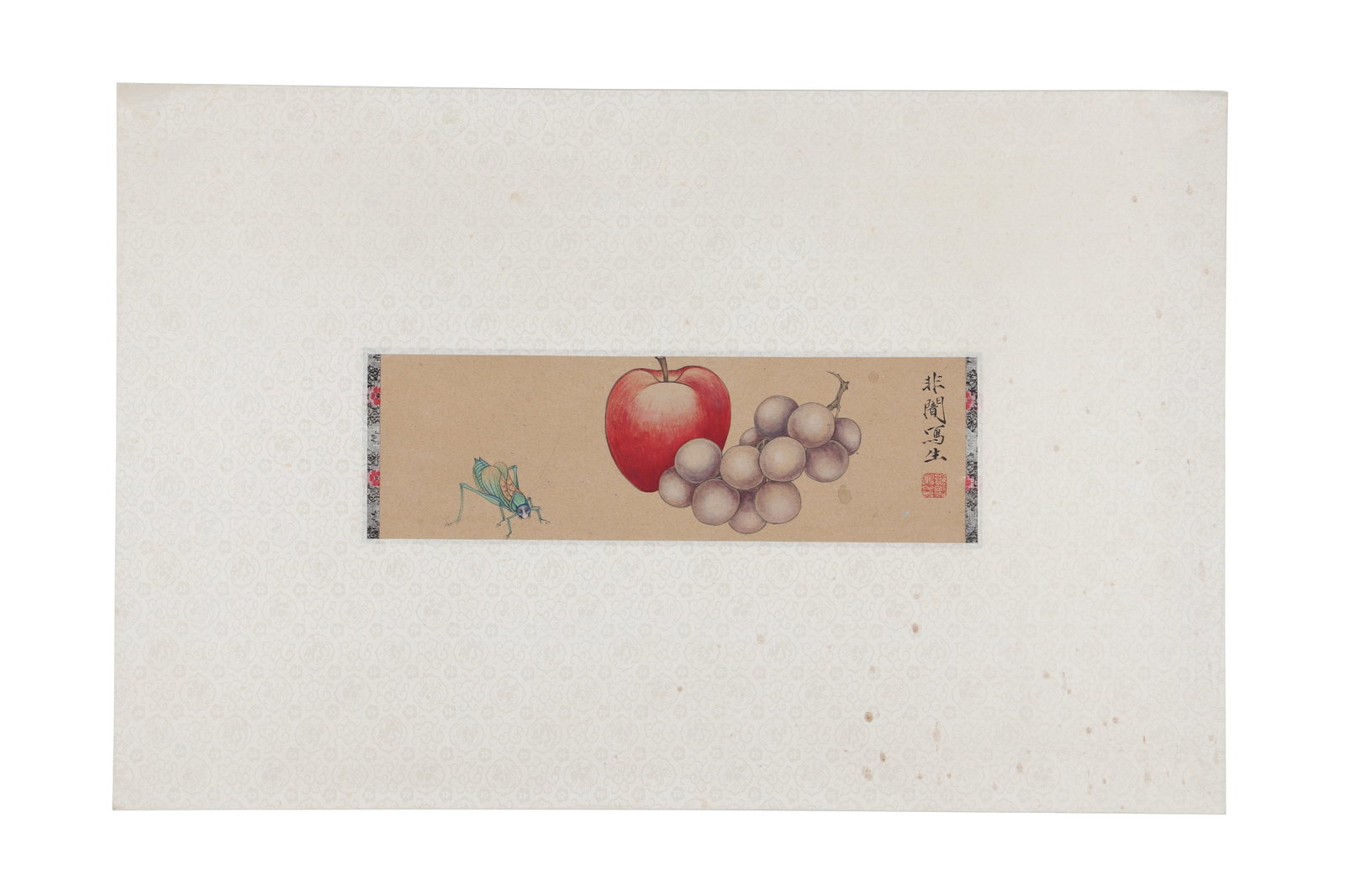 A Painting of Insects, Signed by Yu Feian (1 of 8)