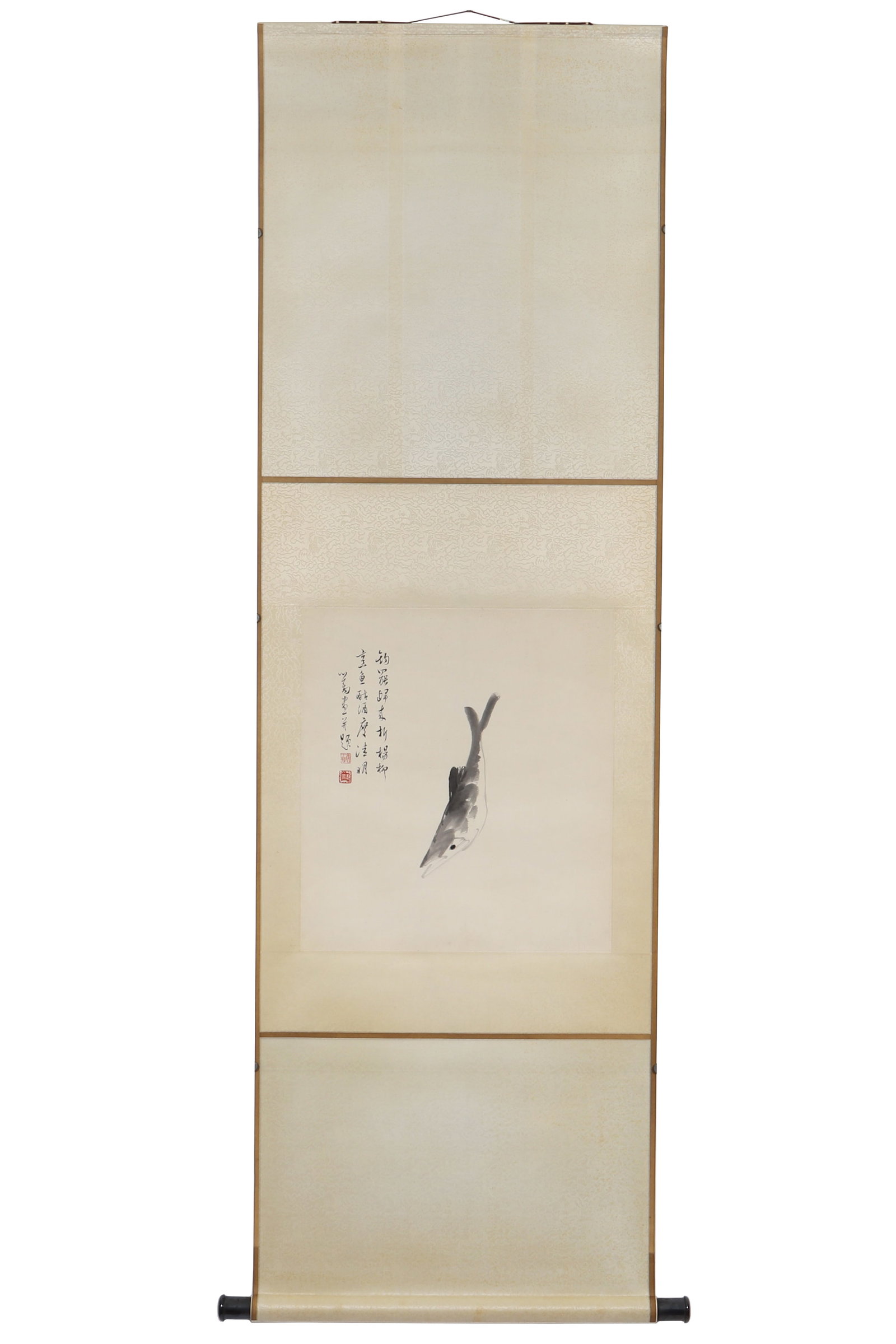 A Ink Wash Crab Painting, Signed by Qi Baishi (1 of 13)