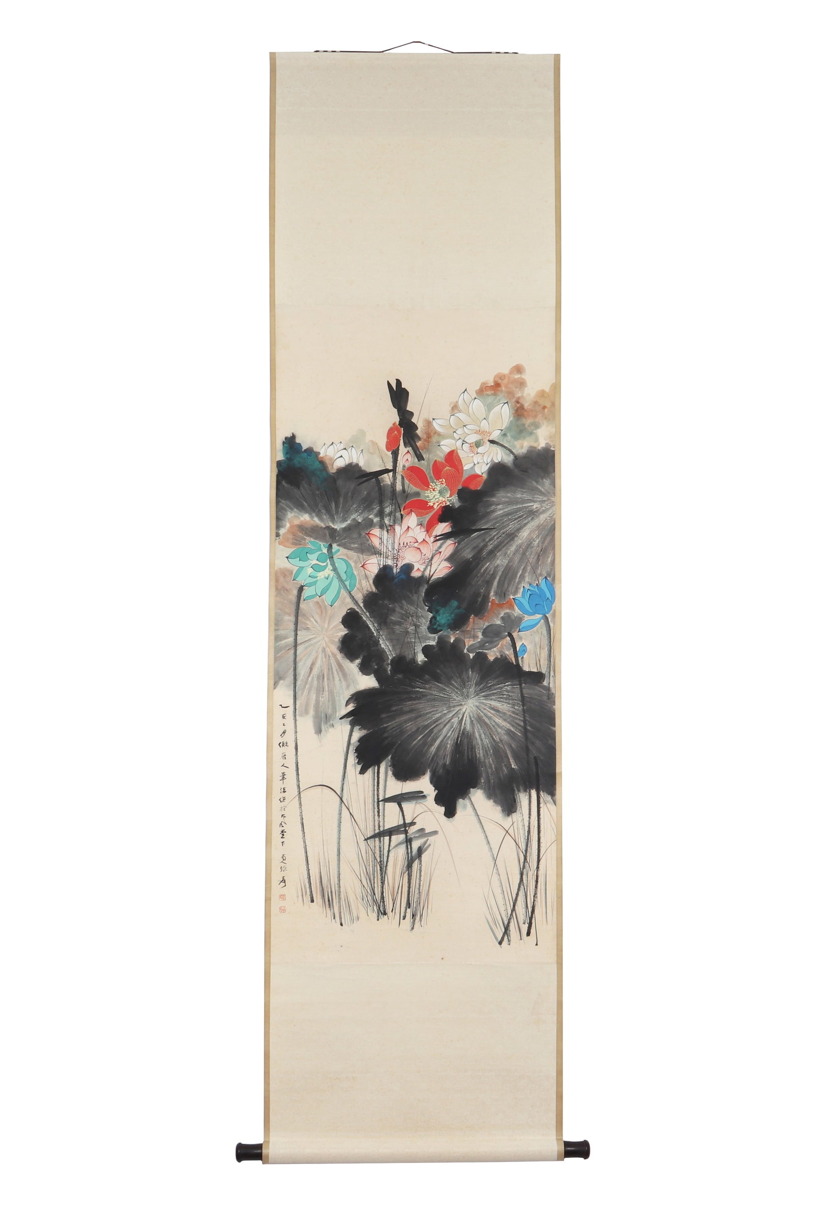A Chinese Floral Painting, Signed by Zhang Daqian (1 of 12)