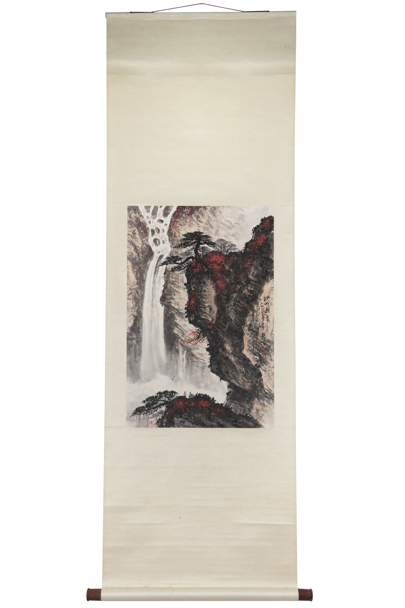 A Chinese Landscape Painting, Signed by Wei Zixi (1 of 12)