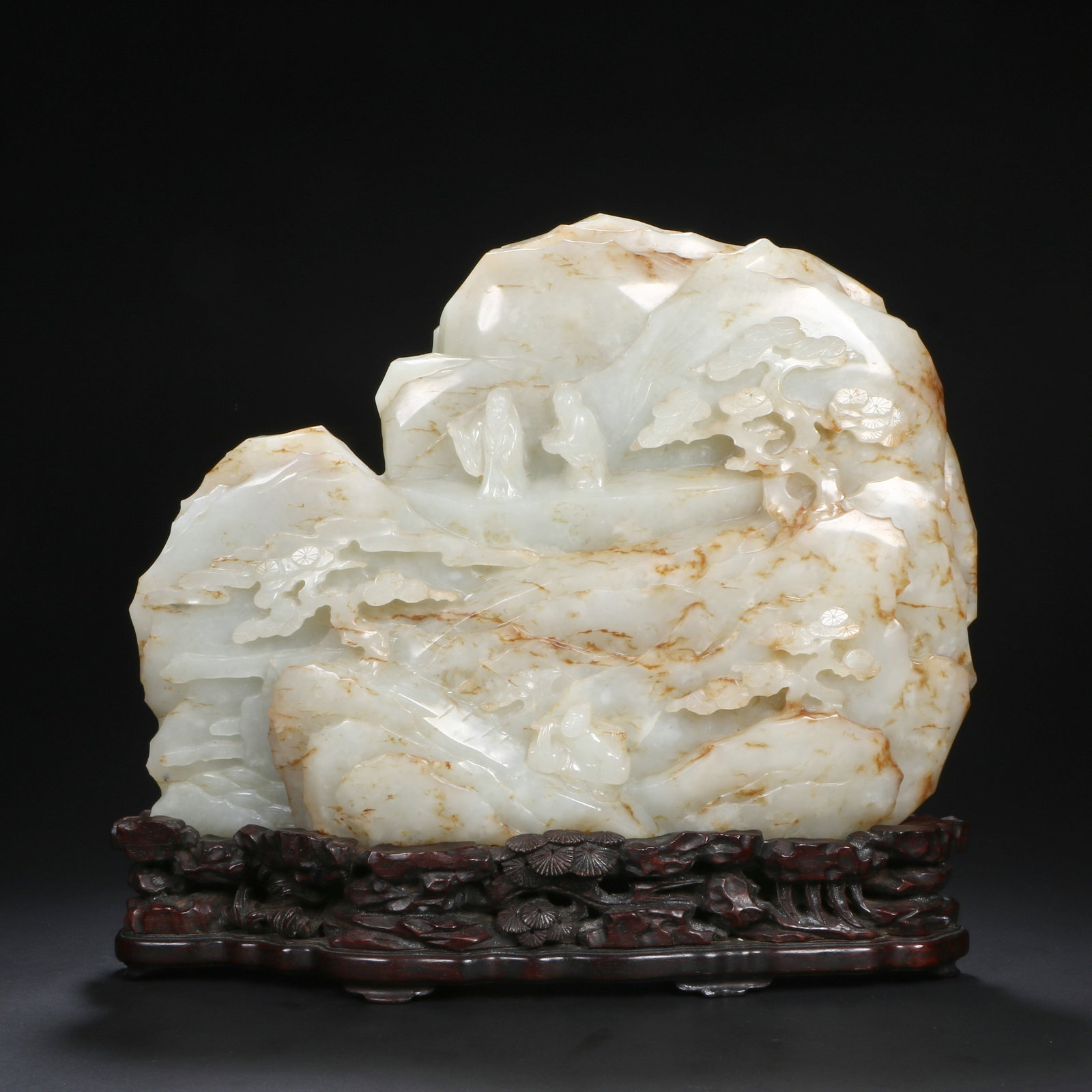 A Qing Dynasty Hetian jade ornament (1 of 10)