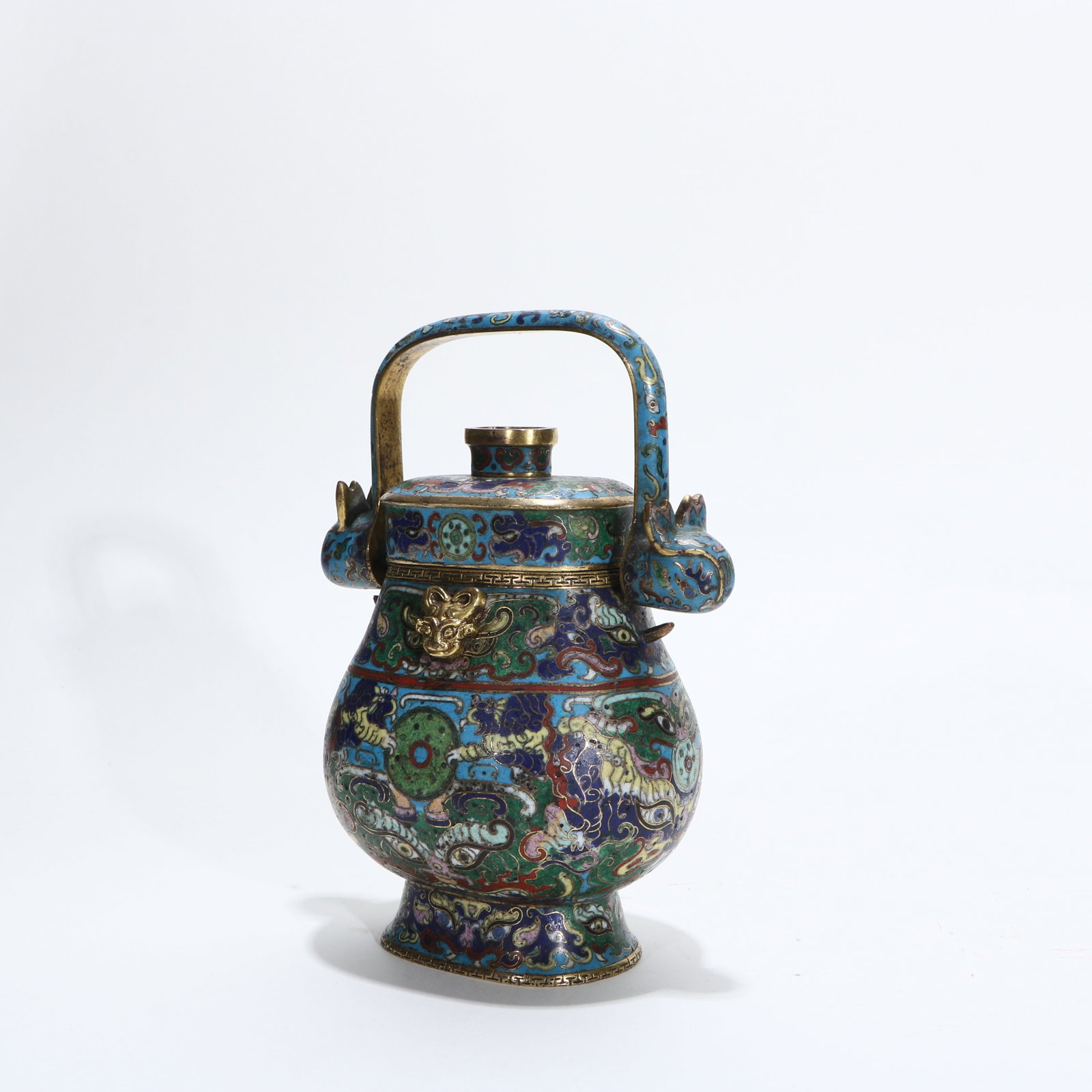 A cloisonn?? teapot - 2