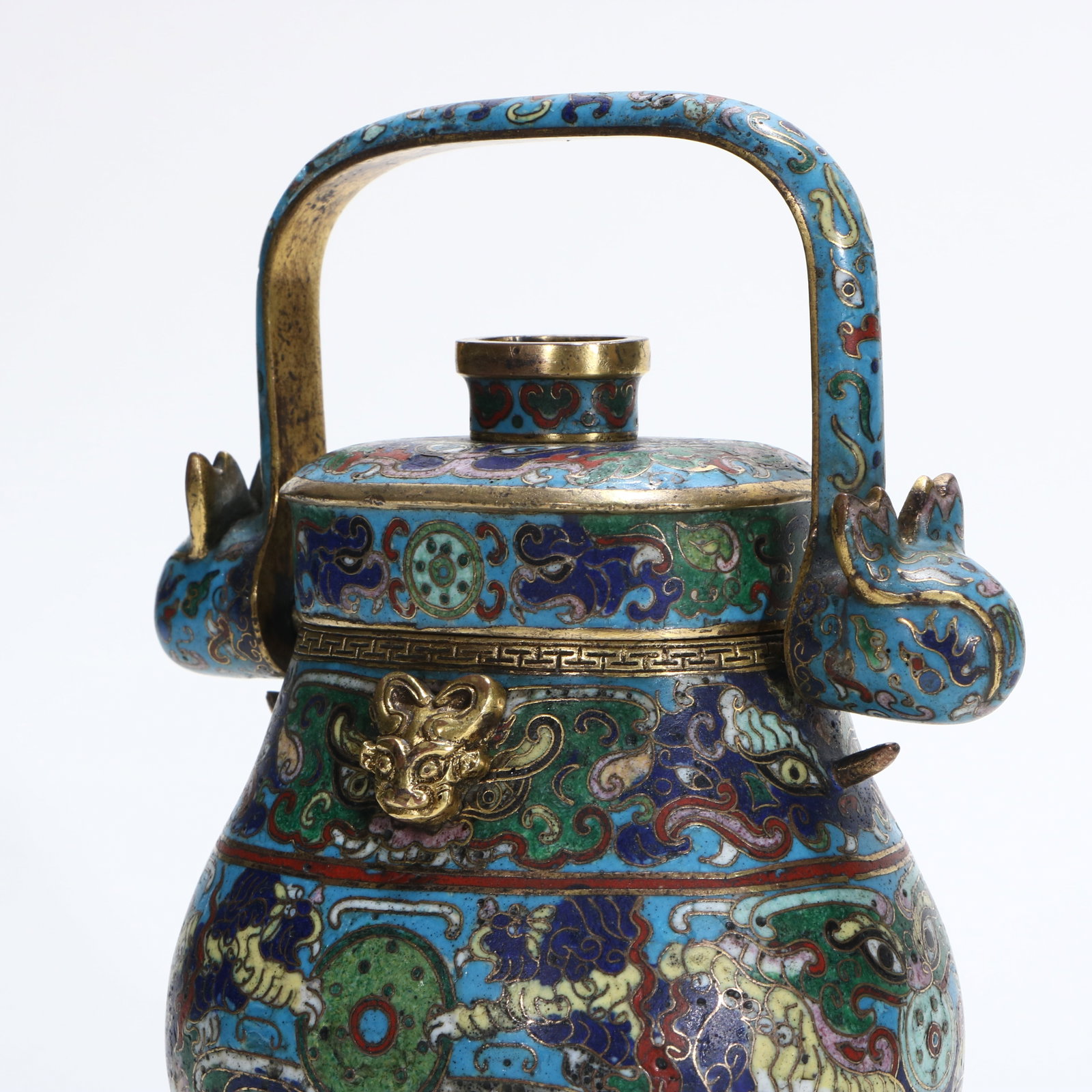 A cloisonn?? teapot - 3
