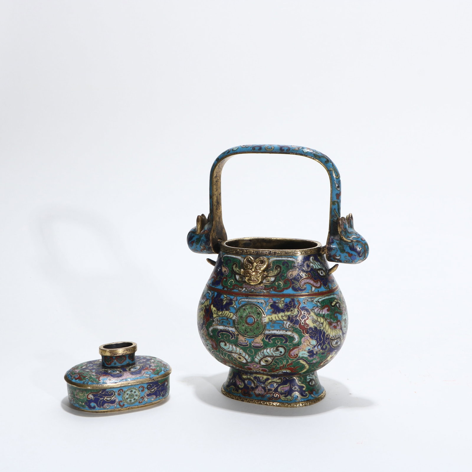 A cloisonn?? teapot - 5