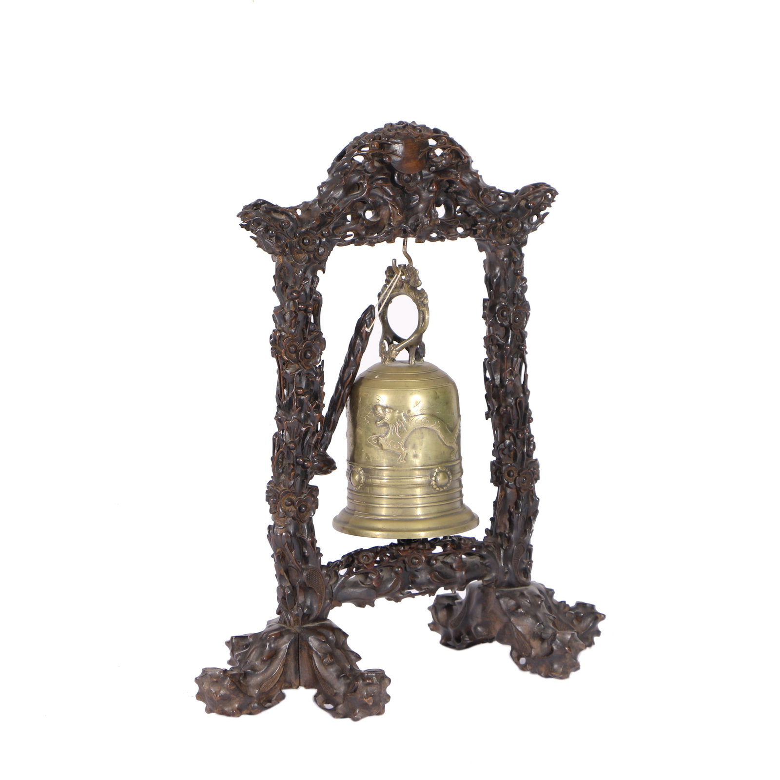 A redwood wall clock - 2