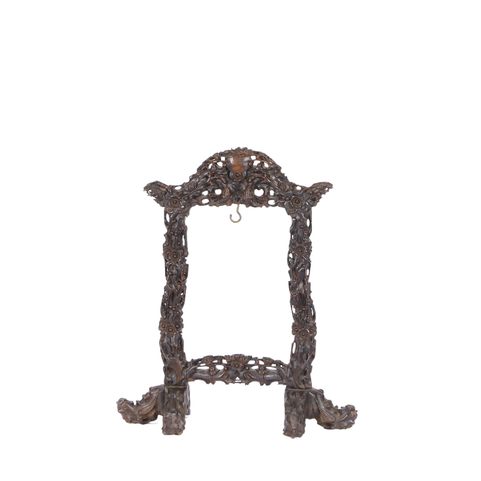 A redwood wall clock - 3