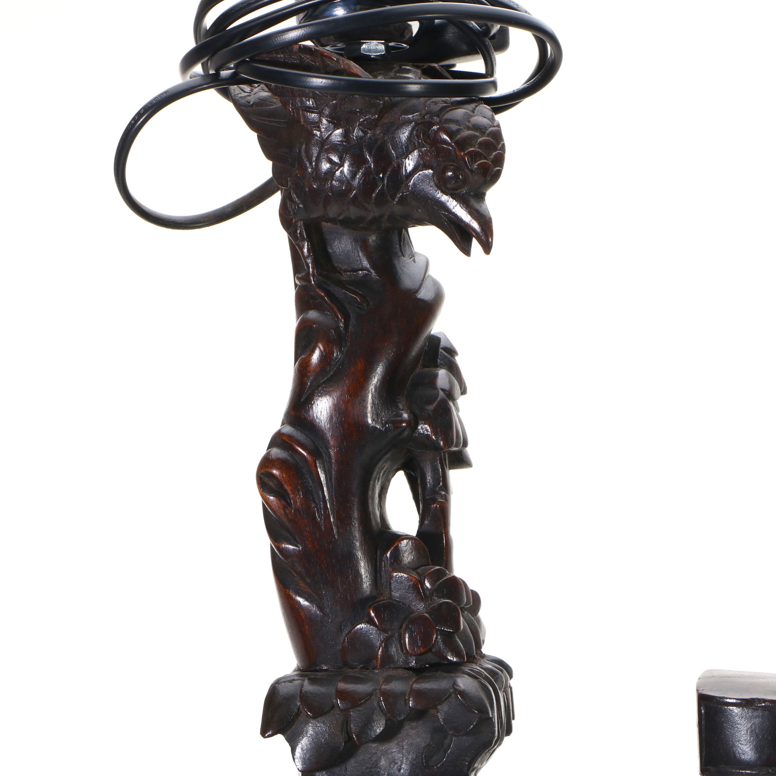A redwood table lamp - 2