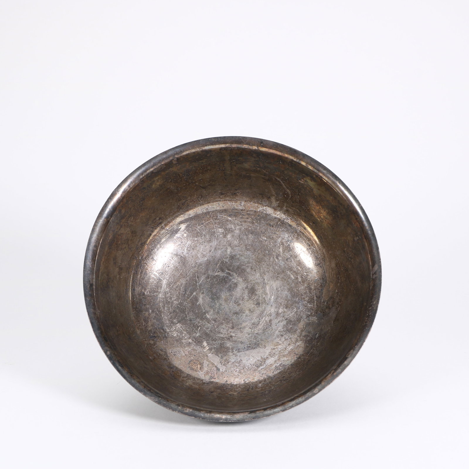 a silver bowl - 3