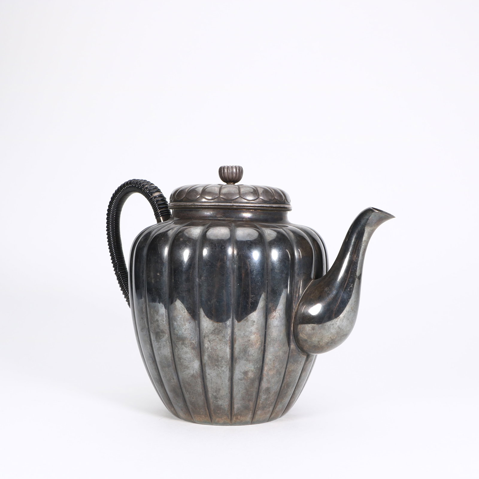 A silver kettle - 2