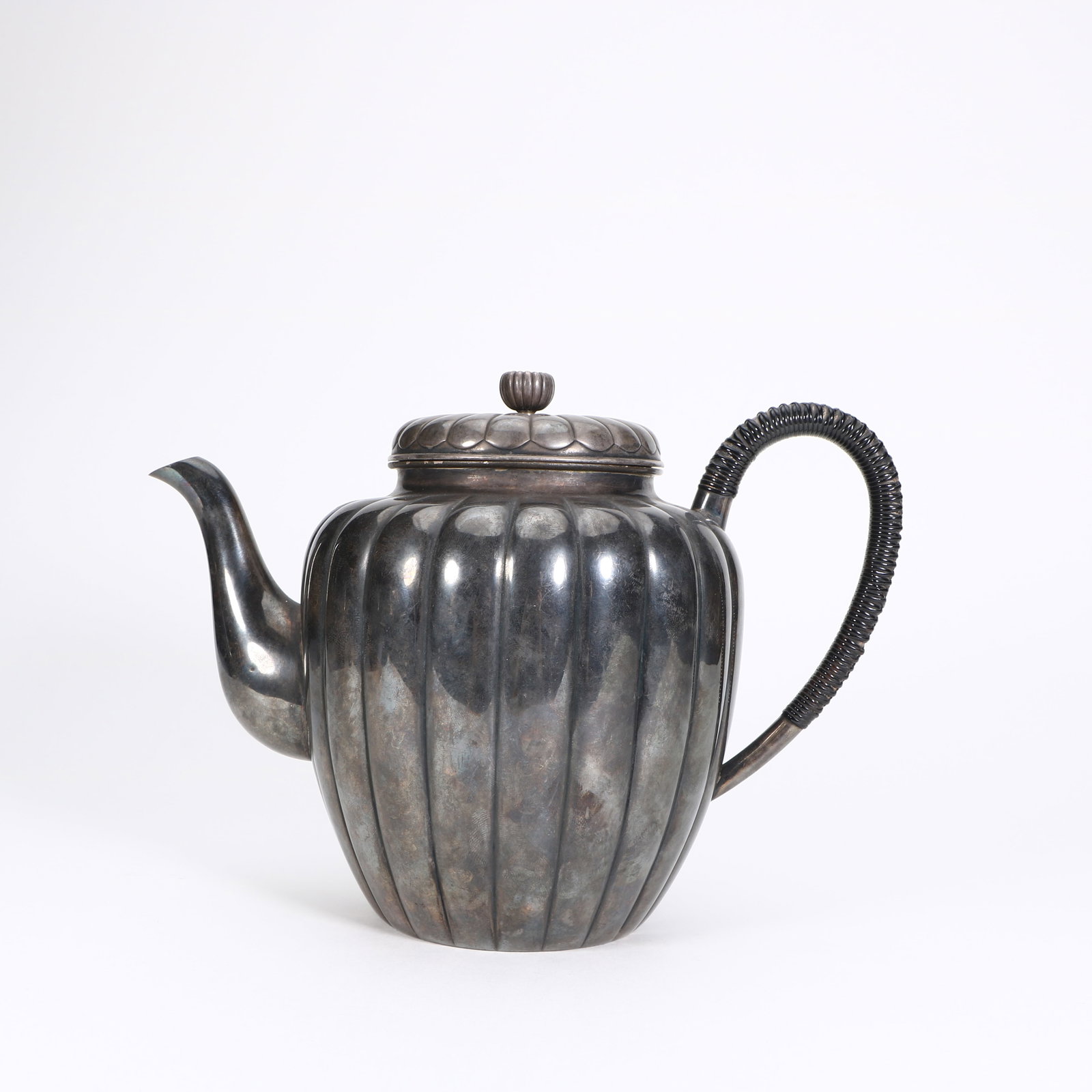 A silver kettle - 3