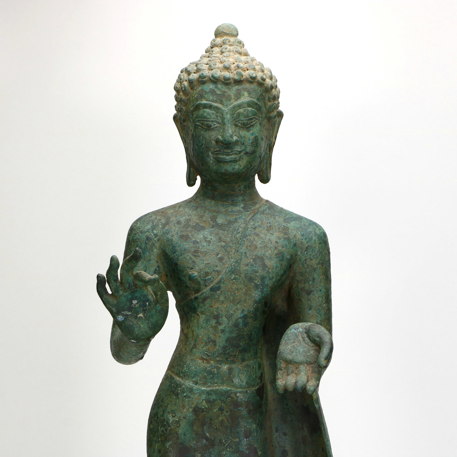 A bronze Shakyamuni Buddha statue - 3