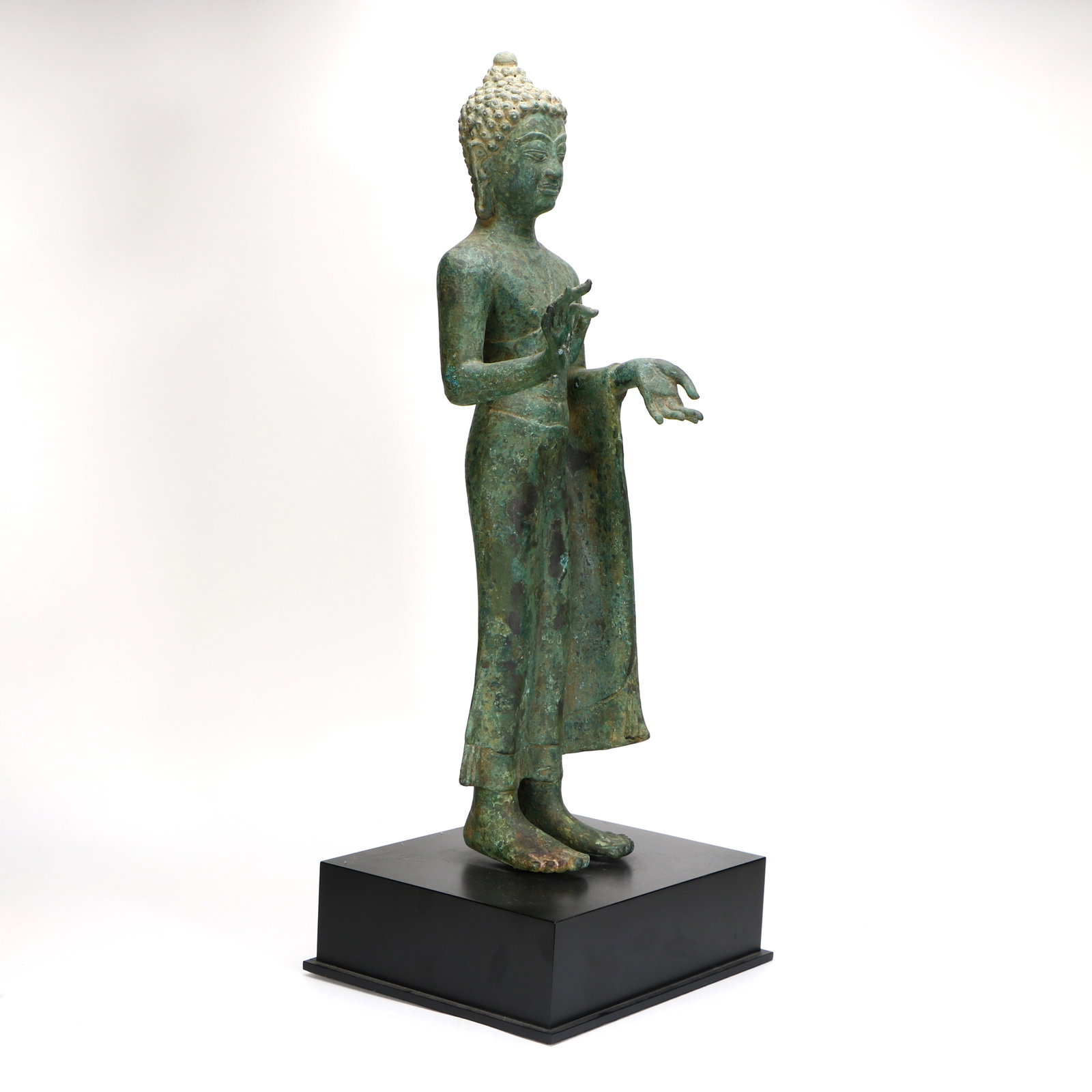 A bronze Shakyamuni Buddha statue - 6