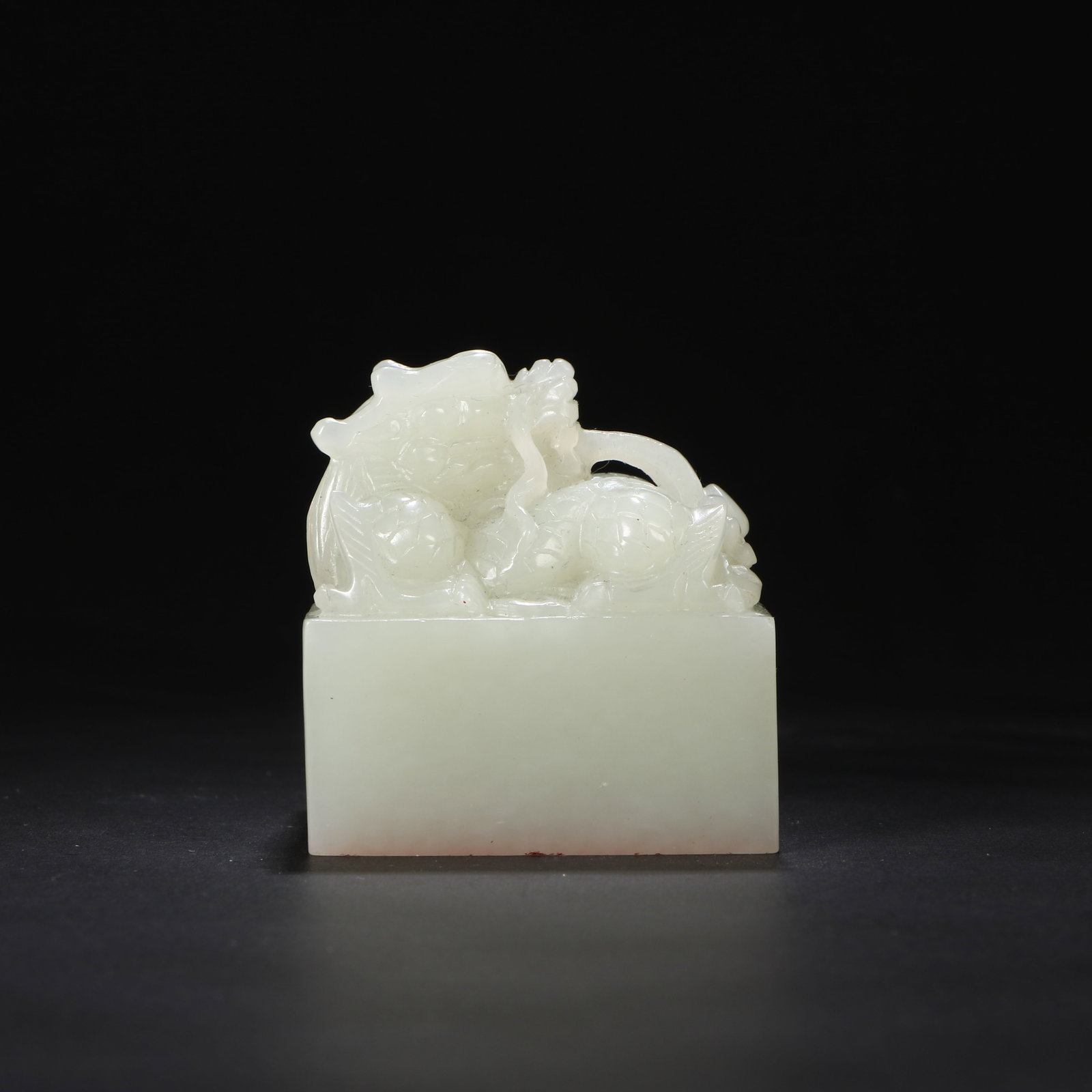 A Hetian jade seal - 3