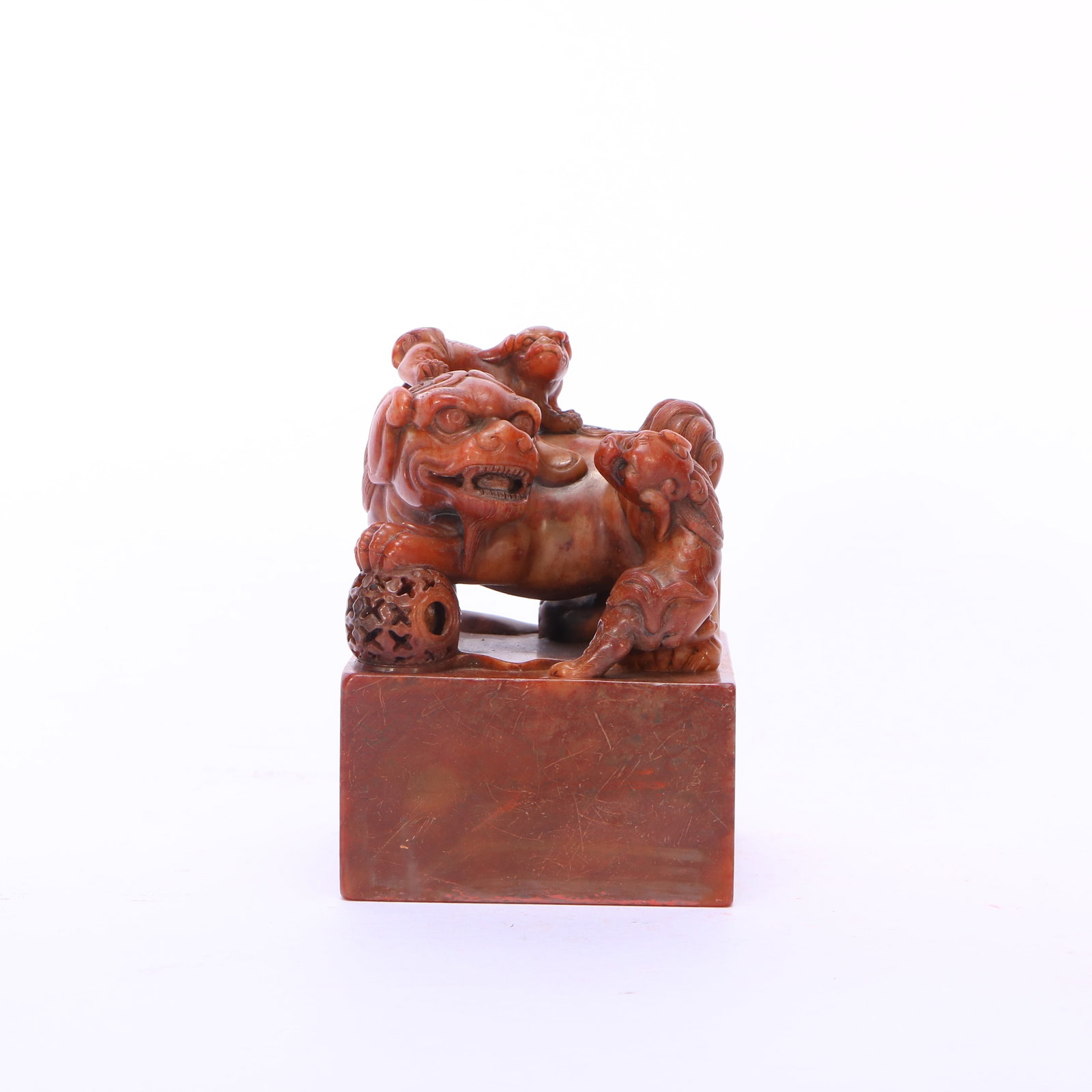 A Shoushan stone seal - 3
