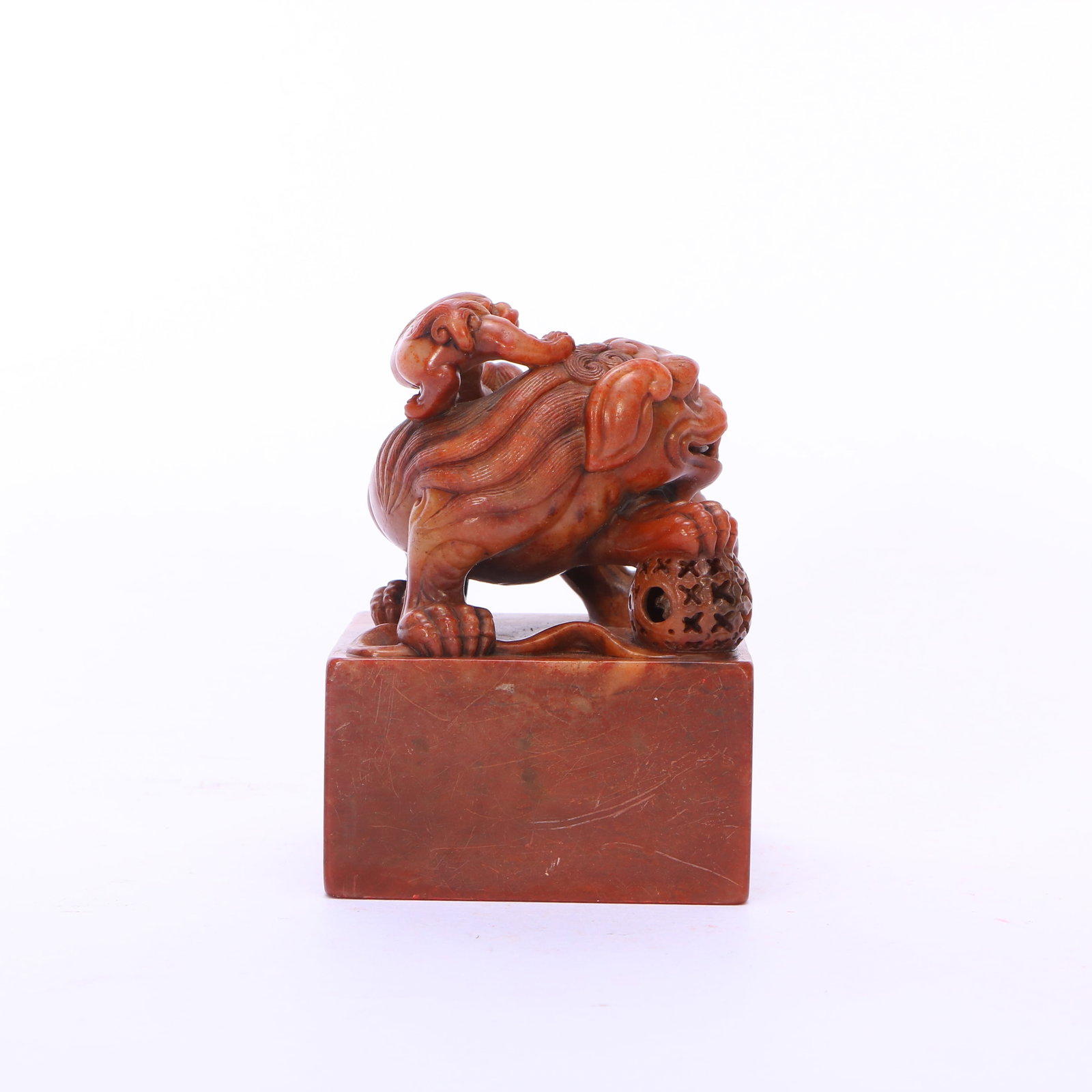 A Shoushan stone seal - 4