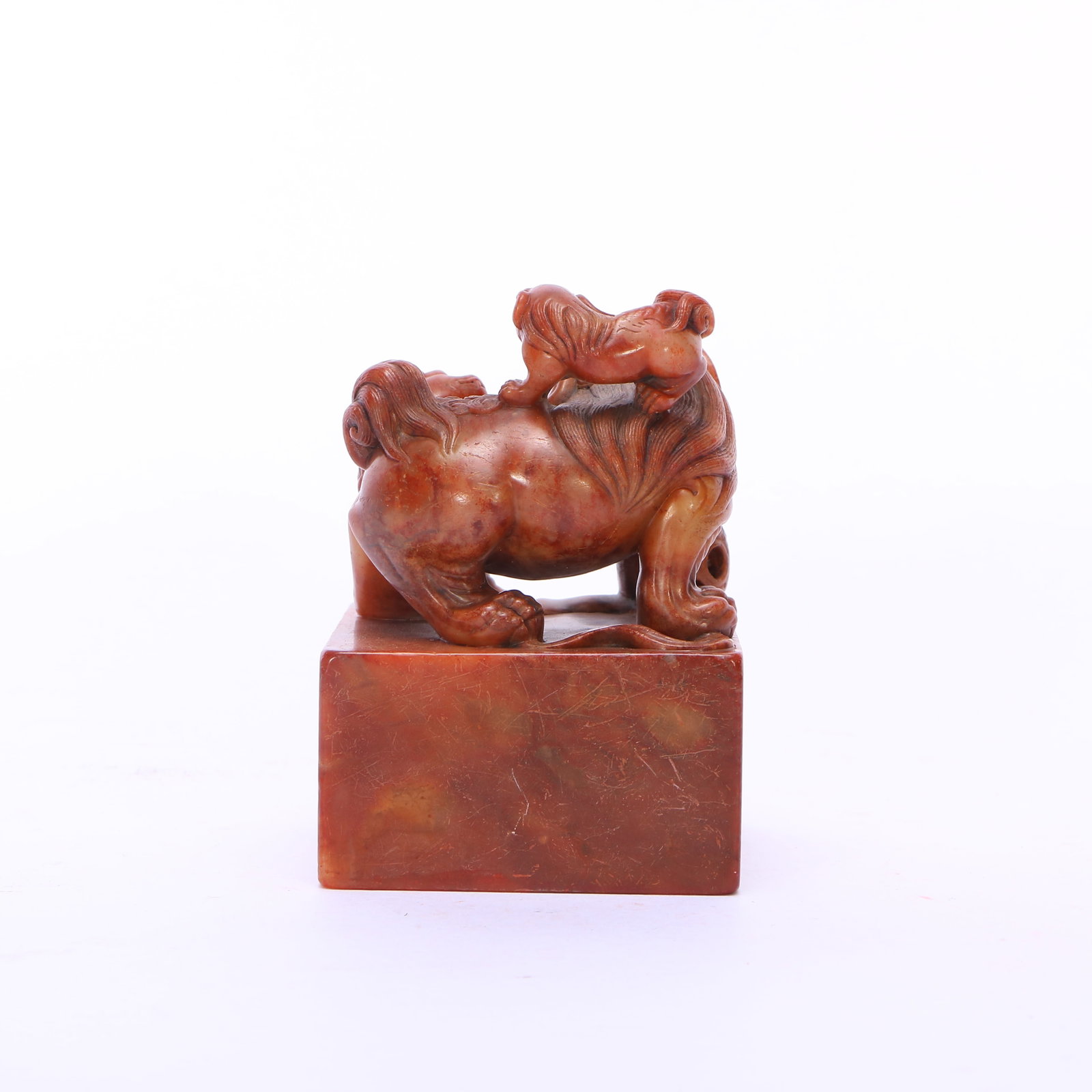 A Shoushan stone seal - 5