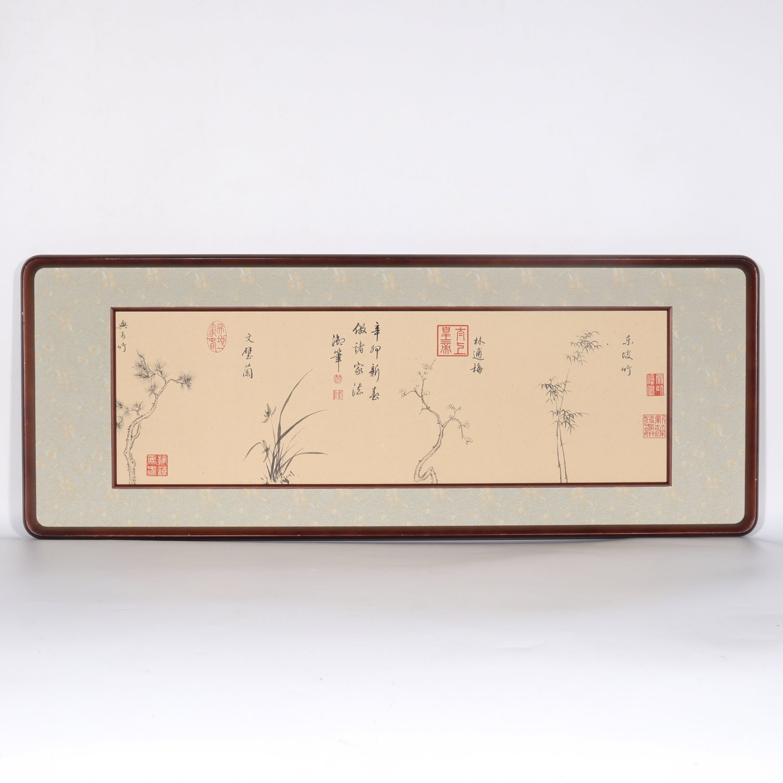 A Chinese Floral Painting, Signed by Emperor Qianlong (1 of 12)