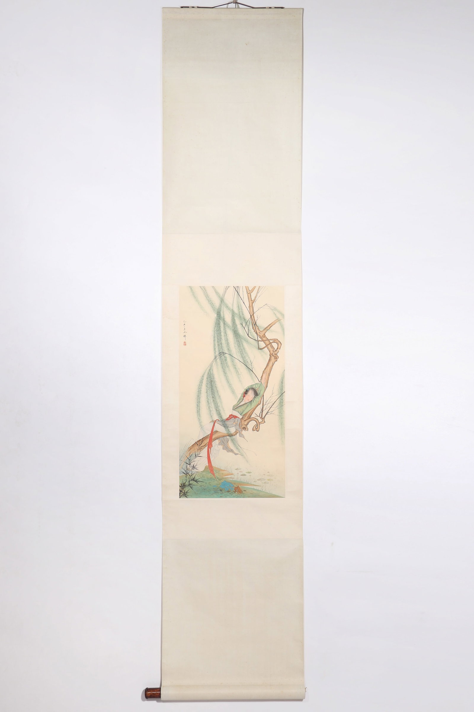 A Painting of a Lady, Signed by Hu Yefo (1 of 9)