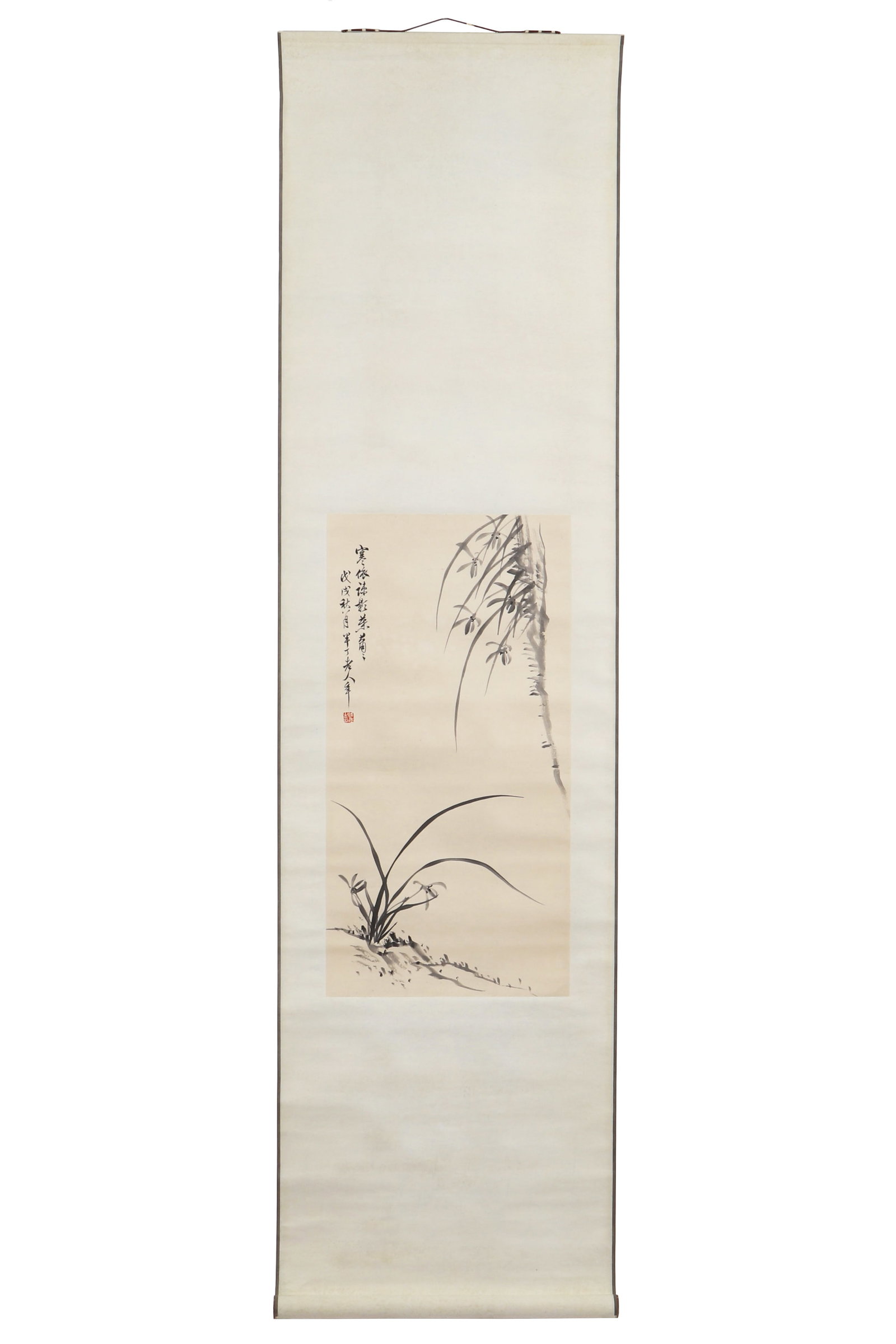 A Ink and Wash Flower Painting, Signed by Chen Banding (1 of 14)