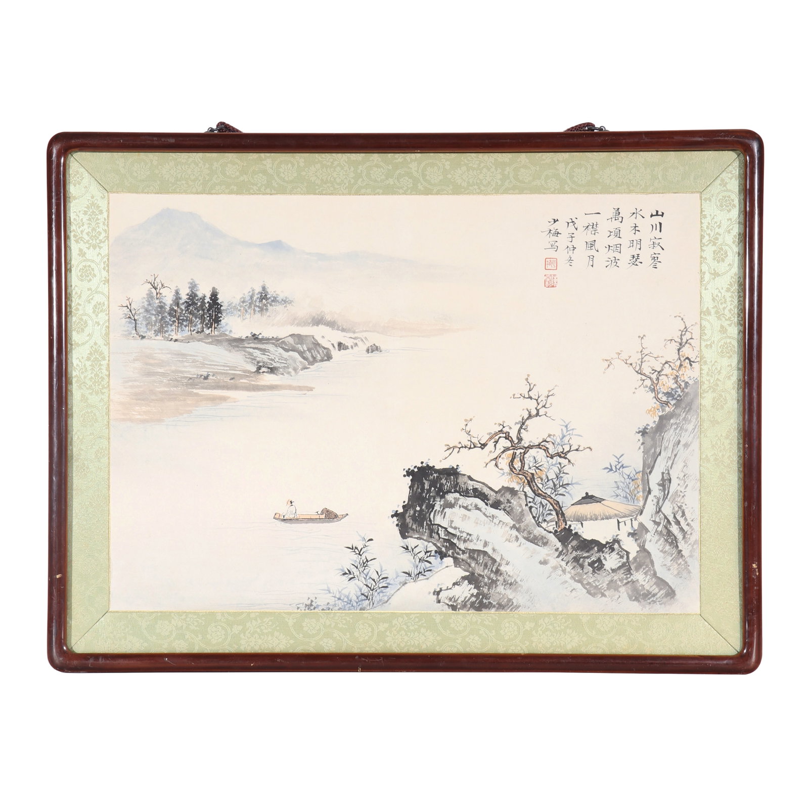 A Chinese Landscape Painting, Signed by Chen Shaomei (1 of 12)
