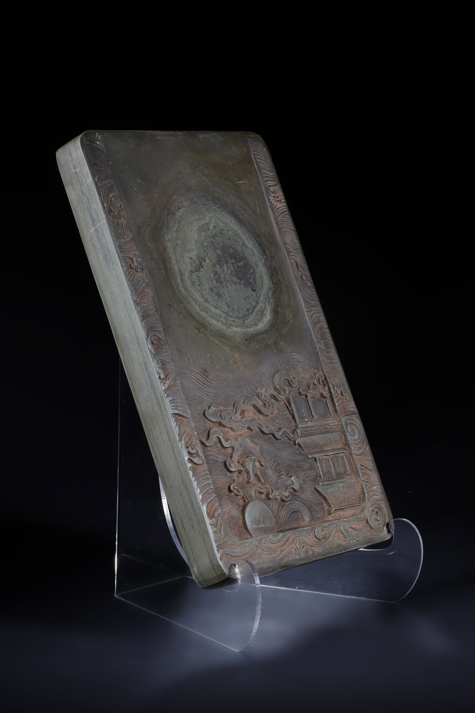 A Inkstone with the Inscription 'Zhang Yanchang' (1 of 7)