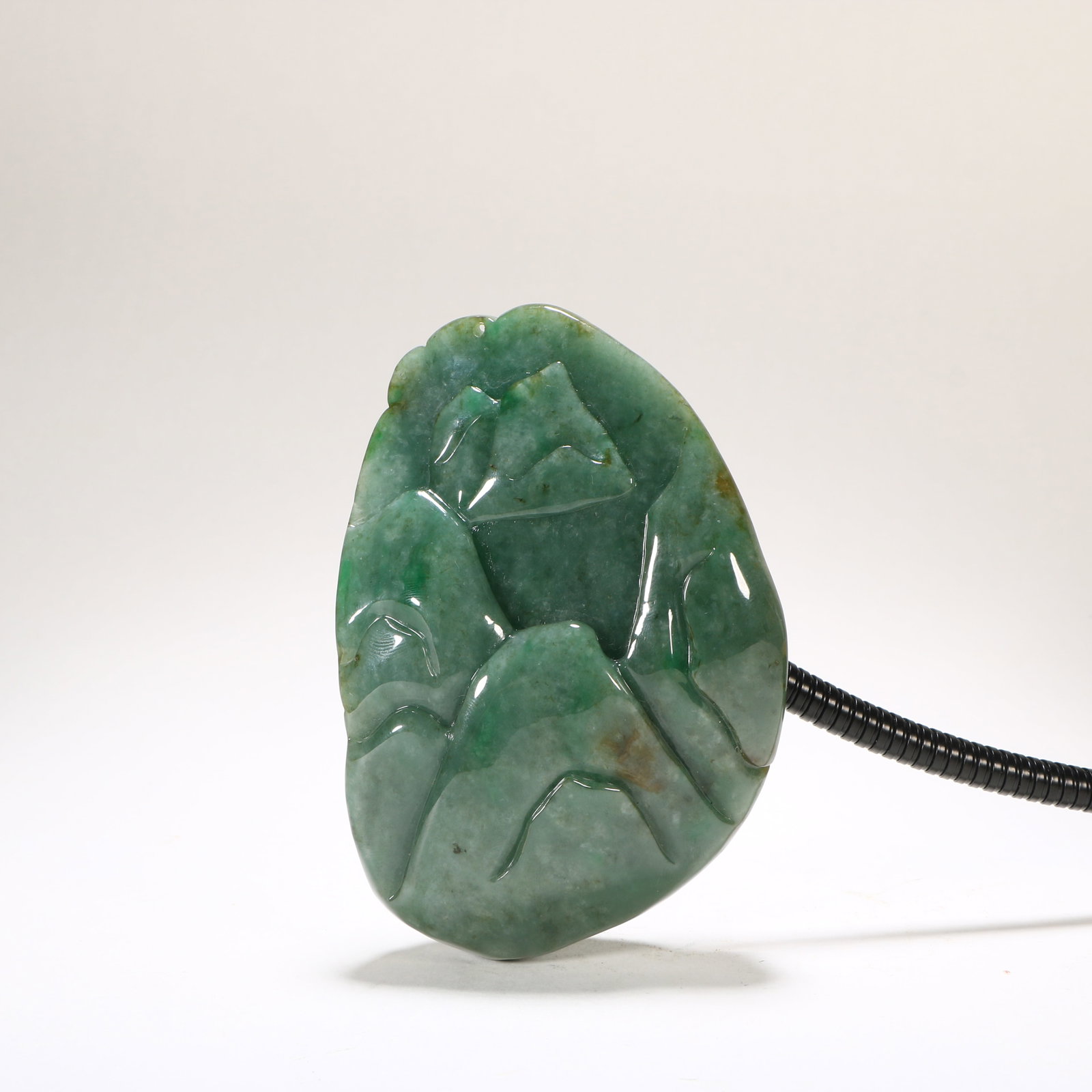 A Chinese Jade Dragon Pattern Pen Lid - 3