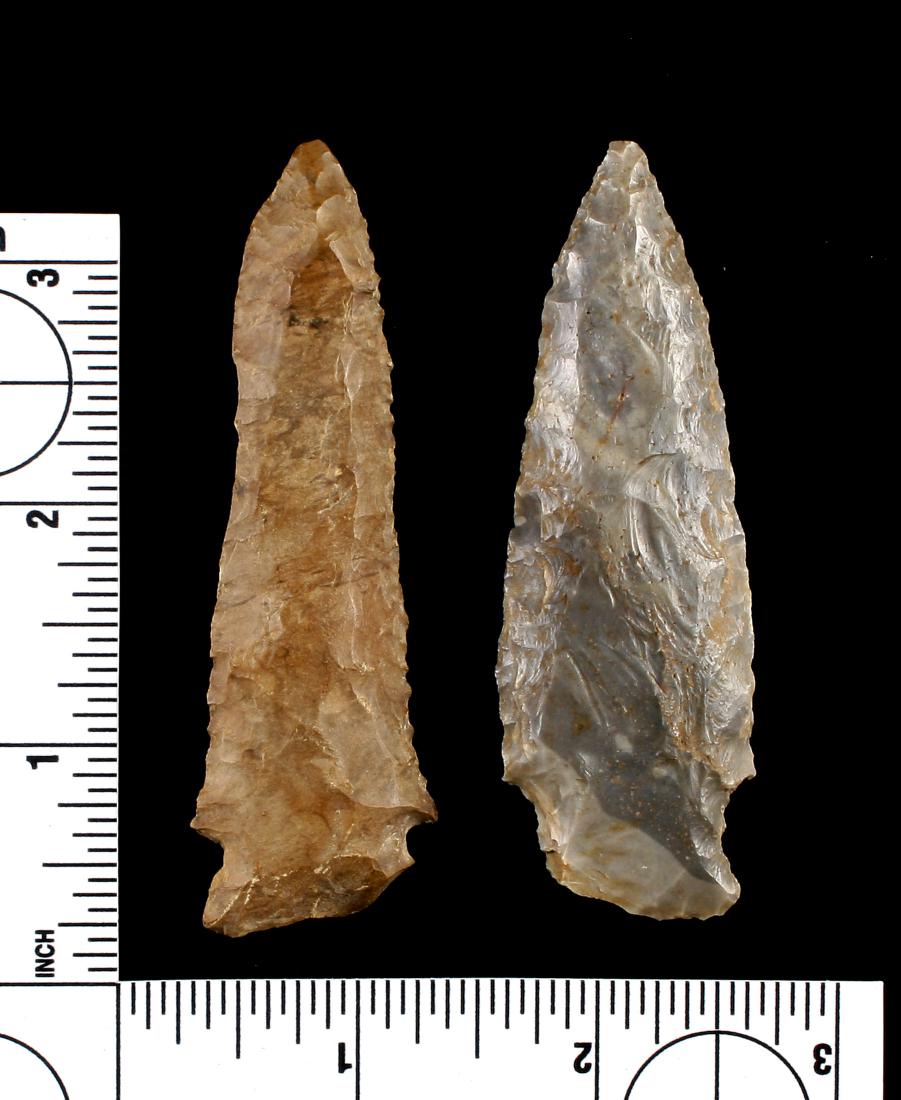 2 Nice 3.25" Cypress Creek Points (1 of 1)