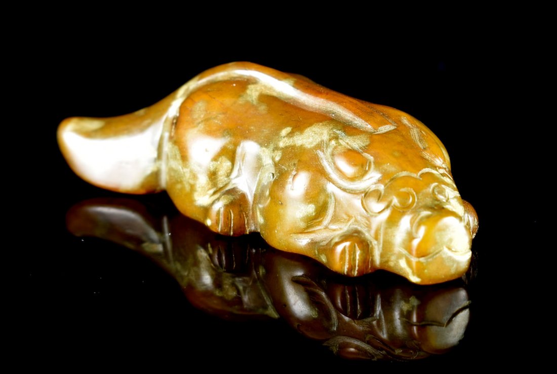 2 3/4" Chinese Mythical Creature Carving (1 of 4)