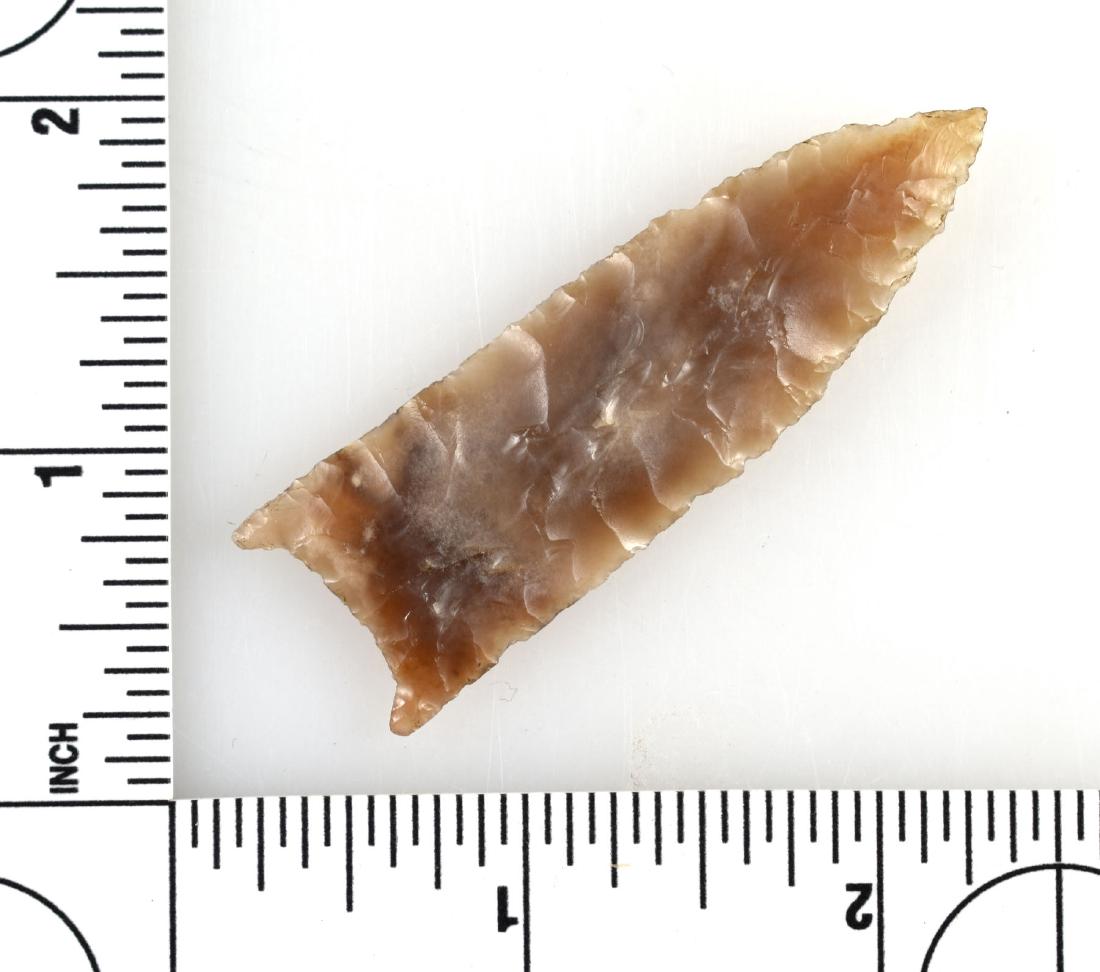 2 7/16" New Mexico Agate Midland - Jackson G-10 COA: Perino used to say Midlands were thin to the degree that they didn't need to be fluted. This one certainly fits that bill. Super thin and simply magnificent. Made of highly translucent multi-colored A