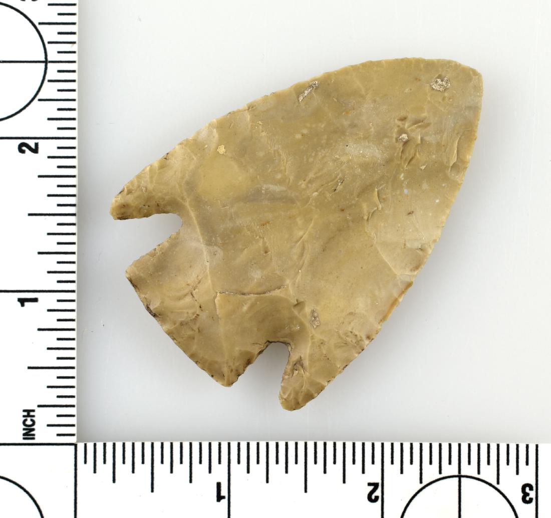 2 5/8" G-9+ Marshall: Nice example from Central Texas. Ex - Meyer Collection. Edwards Plateau Chert example. Near perfect. G-9+.