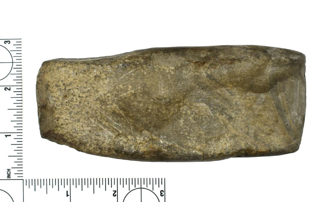 5 5/8" Gouge: Excellent example from Ohio made from Slate.