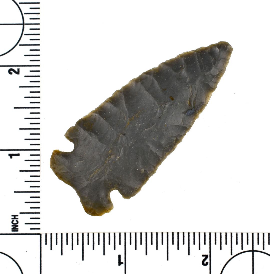 2 9/16" Big Sandy - Stermer COA: Nice example from Ohio made from Hornstone. Stermer COA. Ex Meyer Collection.