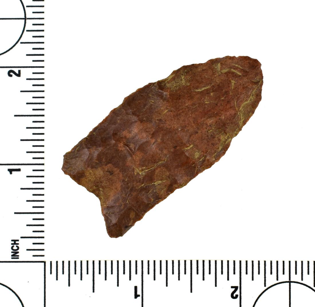 2 5/16" Clovis - Rogers COA: Jasper example from Wilson Co., Texas. Ex - Meyer Collection. Rogers COA>