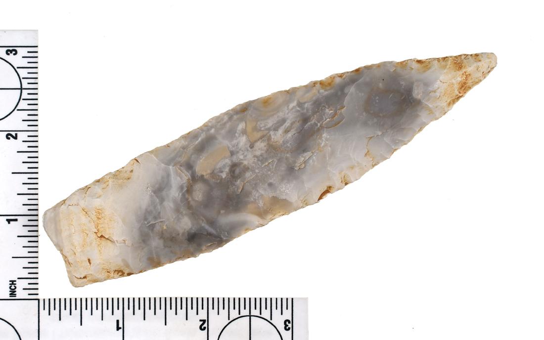 Large 5 5/8" Sedalia: Very colorful. Well patinated and mineralized multi-toned Mozarkite example. Ex- Terry Allen Collection. Found in Pettis County, Missouri.