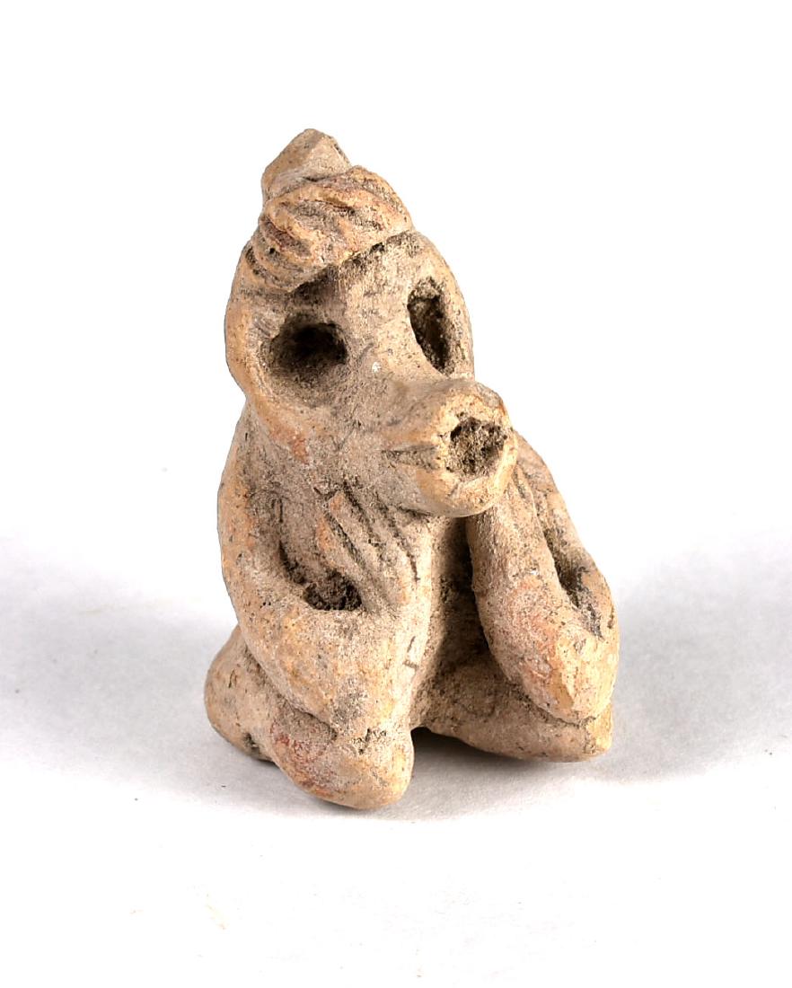2 3/8" PreColumbian Figurine: Terra Cotta figurine from Central America. Ex Meyer Collection.