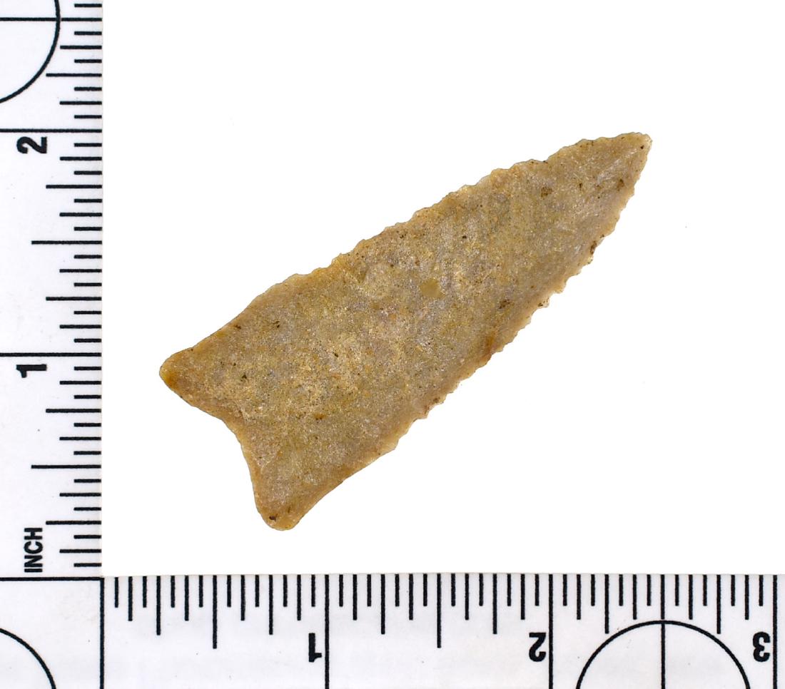G-10 2 3/8" Dalton - Jackson COA: Sugar Quartz example from Missouri formerly of the Meyer Collection. Jackson G-10 COA.