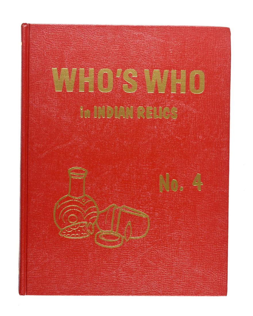 #4 Who's Who In Indian Relics: Ben Thompson hardbound in red leather. Perfect.