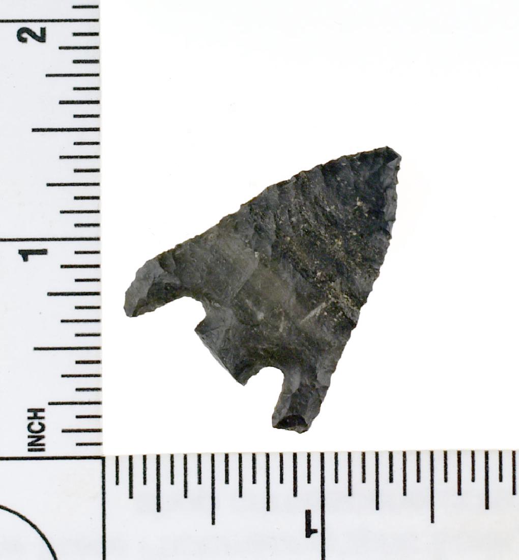 1 3/8" Bell: Central Texas example in Owl Creek Chert. Ex - Meyer Collection.