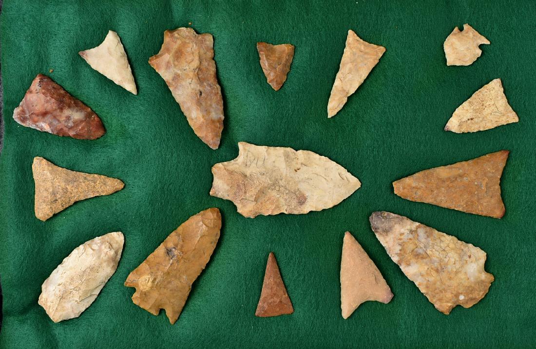 8x12 Decorative display of 15 Eastern points (1 of 1)