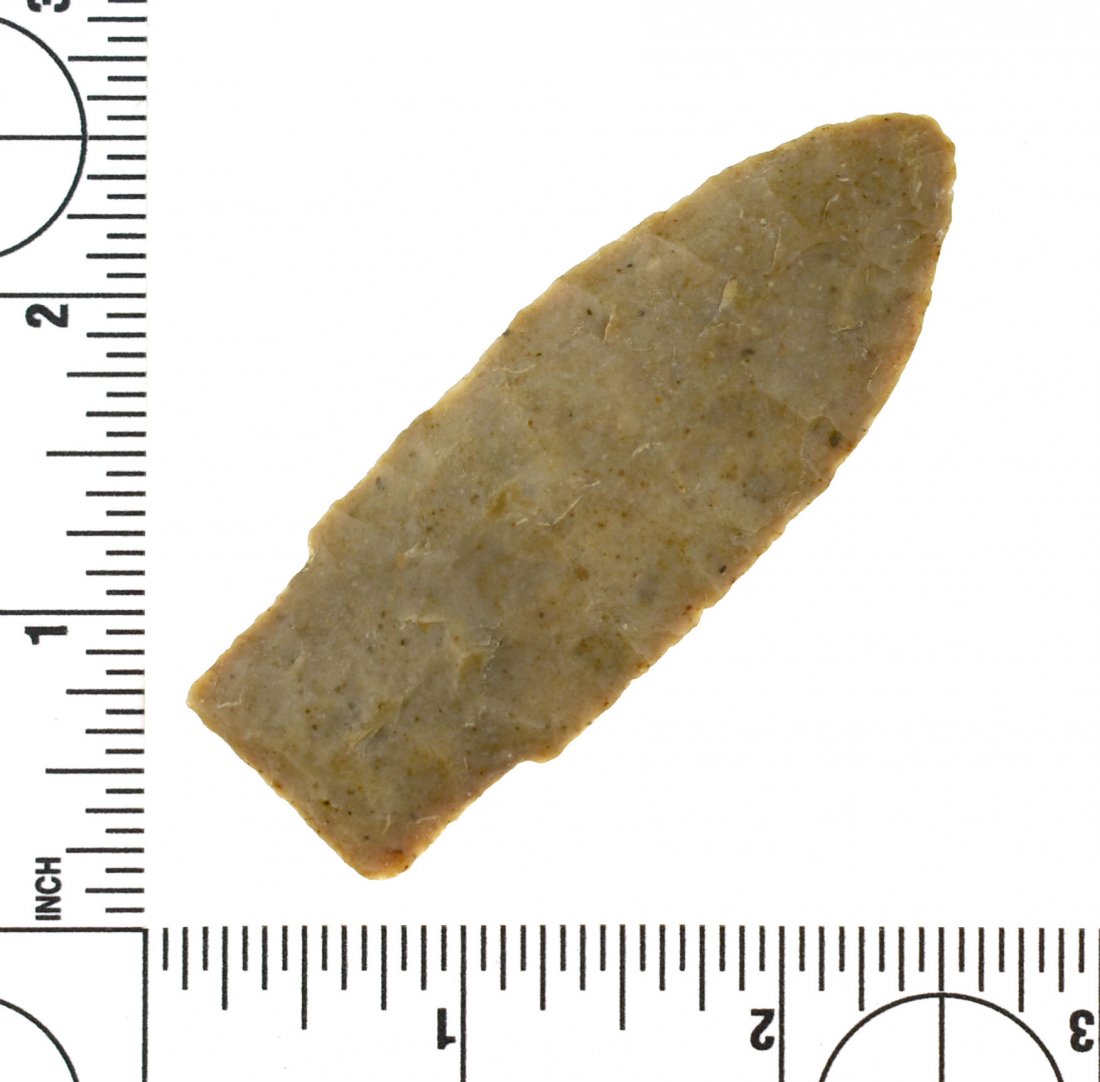 Extra Fine Texas Scottsbluff - 3 COA's: Excellent in virtually every aspect. Symmetry, flaking, thinness, material, it has it all. Made of well patinated Edwards Plateau Chert. Found in Andrews Co., Texas. Ex- Karl Clark and Jack Litchfield