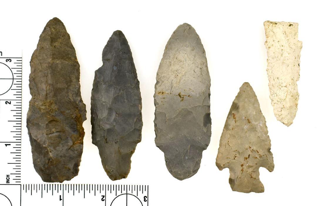 5 Michigan Points: Nice assortment from the Lincoln Smith Collection reported from Michigan.