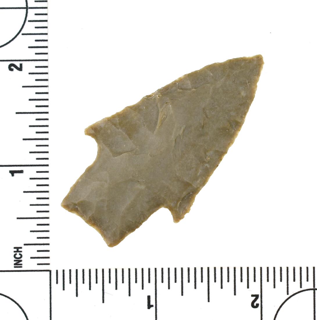 2 3/8" Bulverde: Edwards Plateau Chert from Uvalde Co., Texas. Ex Lincoln Co., Texas.