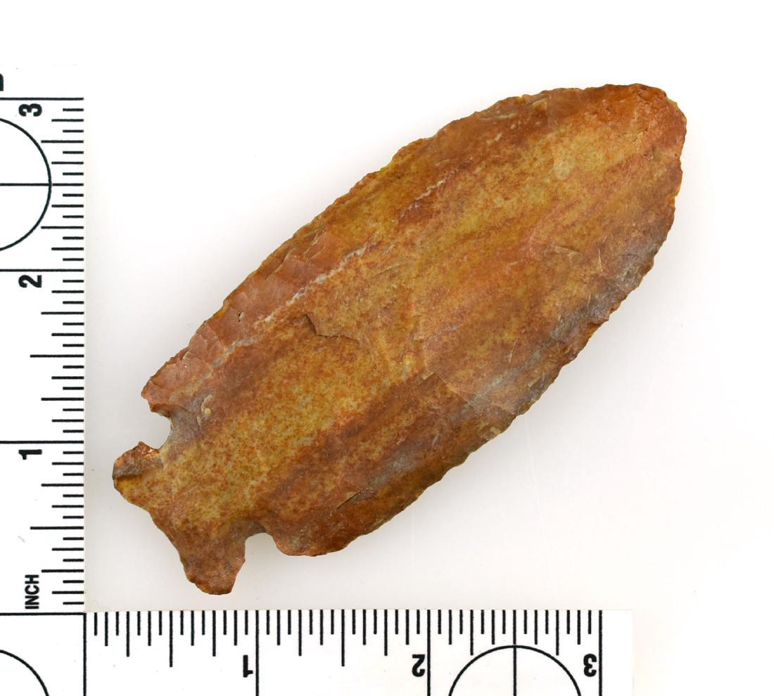 4" Thebes: Pretty Kaolin flint from Illinois. From a Central Kentucky Estate collection.