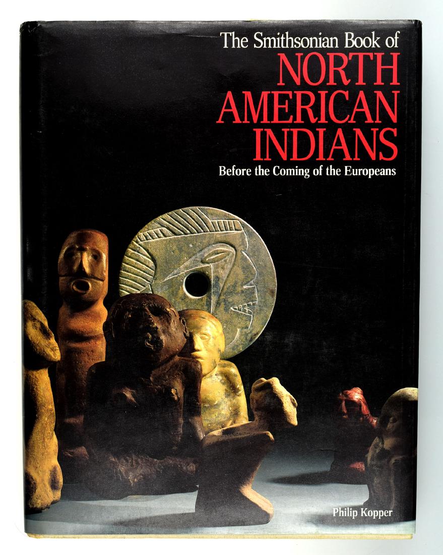 North American Indians: Larger coffee table book put out by the Smithsonian. Philip Kopper. With dust-jacket.