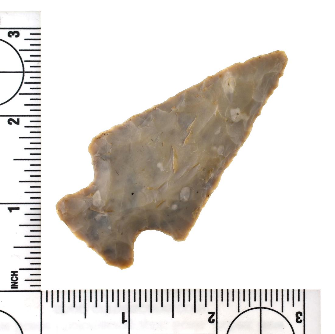 3 1/8" Hopewell: Fairfield Co., Ohio. Flint Ridge. Ex - Col. John Berner Collection.