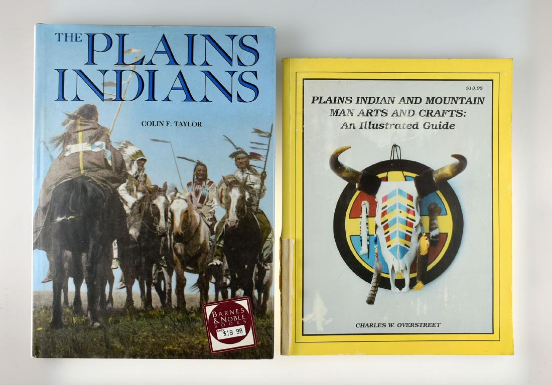 2 Nice Indian Books: The Plains Indian, Plains Indian and Mountain Man Arts and Crafts