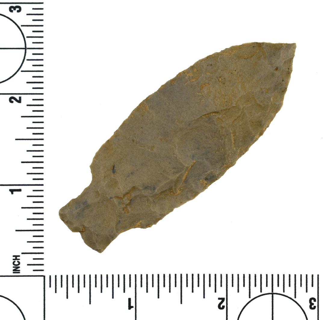 Fine 3 1/4" TN Mulberry Creek: Excellent example. Thin. Needle tip. Made of classic well patined Dover with lots of minerals. Found in Tennessee.