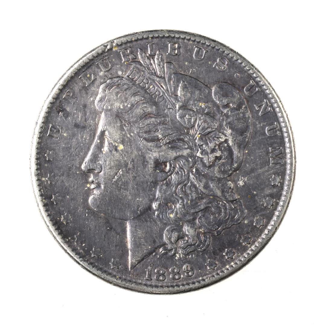 1889 Morgan Silver Dollar: Ungraded.