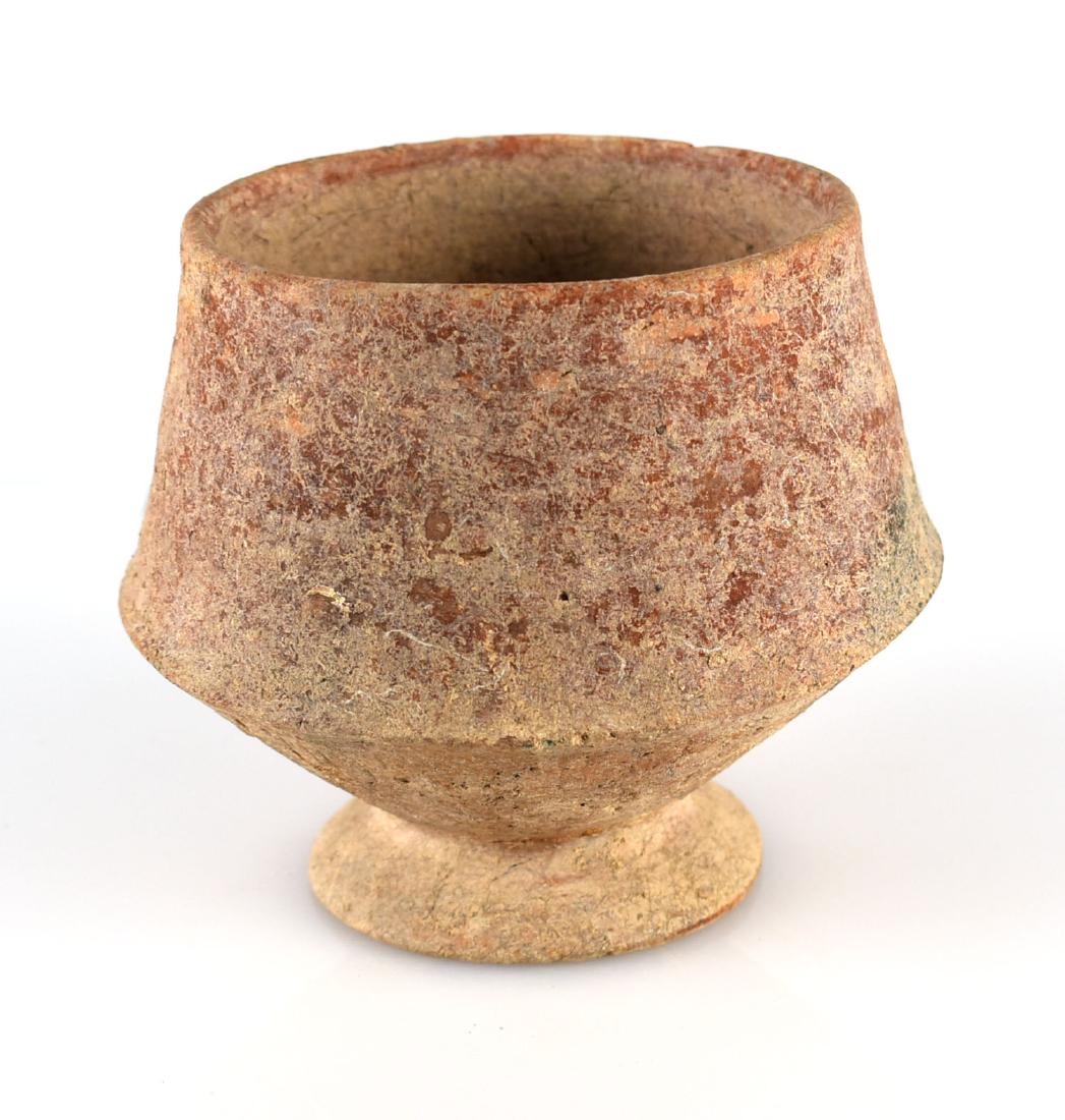 5" Dogon Pottery Vessel: Nice redware vessel standing 5" high from the Dogon Culture of Western Africa.