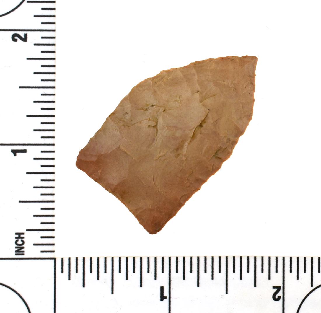 1 3/4" Paleo Dart: Nice smaller example from Clifton, Tennessee. Ex Carlisle Collection.